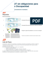 Inscripción NIT Sin Obligaciones para Personas Con Discapacidad