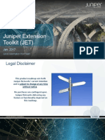Juniper Extension Toolkit (JET) Overview