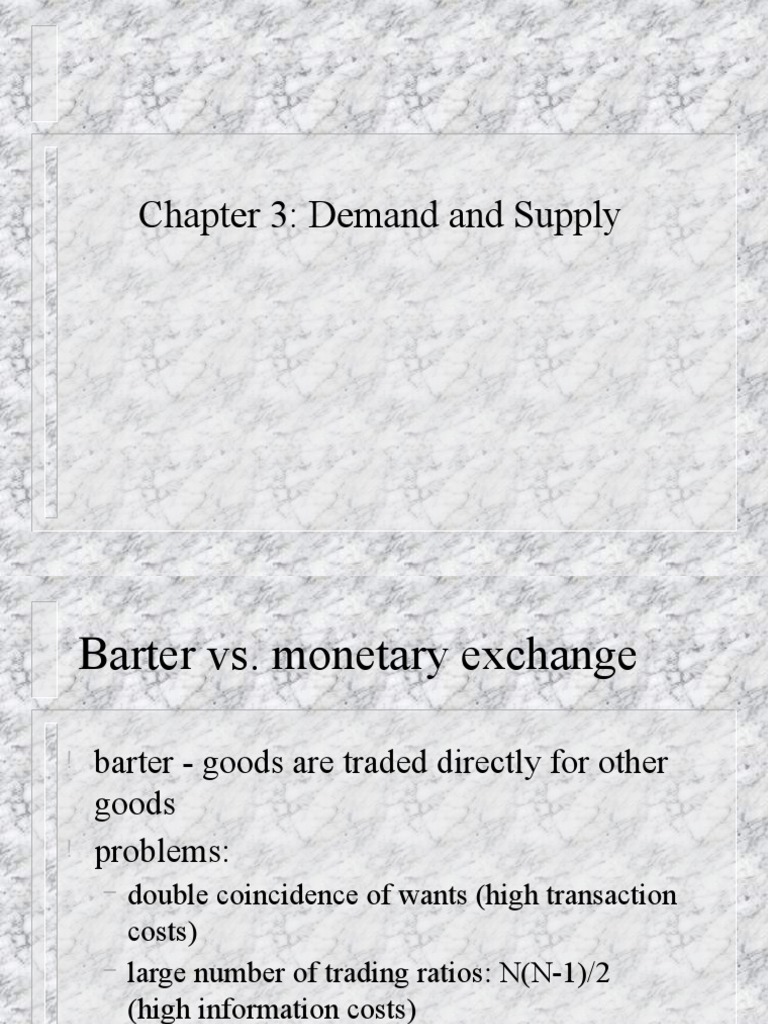 Chapter 3 Demand and Supply PDF Supply (Economics) Demand