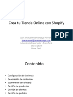 Sesión 2 - Shopify