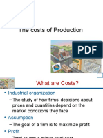The Costs of Production: Powerpoint Slides Prepared By: Andreea Chiritescu Eastern Illinois University