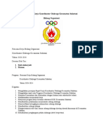 Rencana Kerja Koordinator Olahraga Kecamatan Sukatani 2020-2024