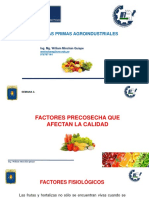 Factores precosecha que afectan la calidad agroindustrial