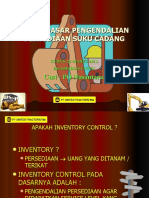 Pengendalian Inventory Suku Cadang - PONusantara