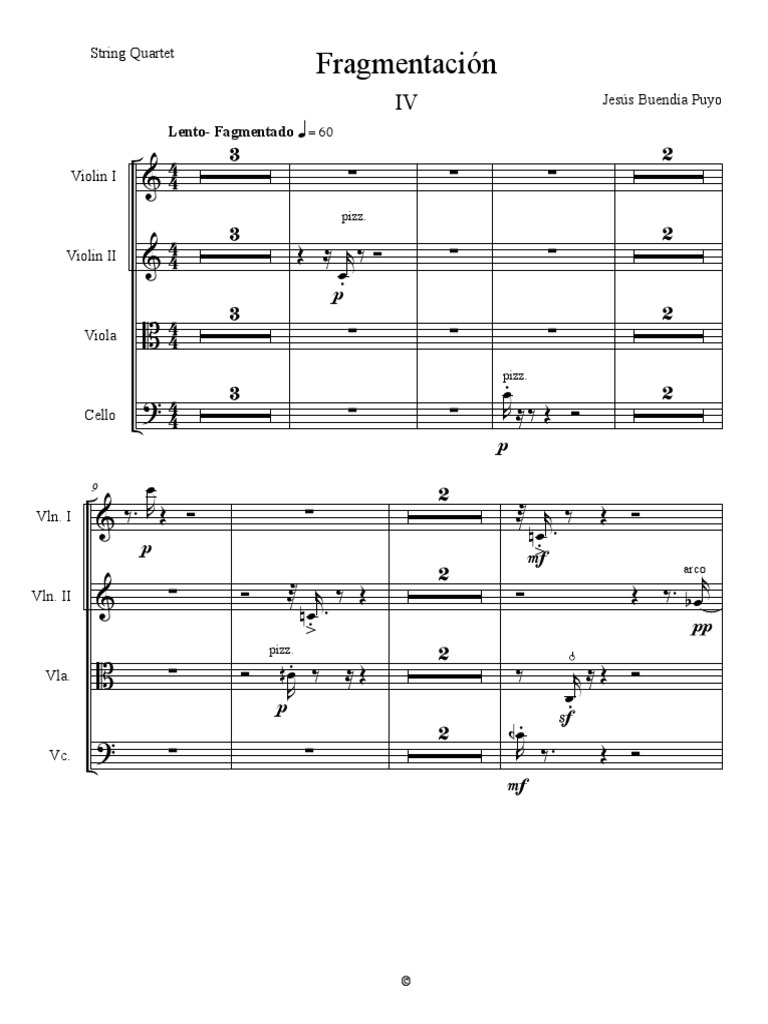 Fragmentación | PDF | Música clásica