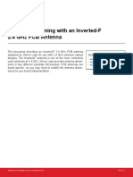 An1088: Designing With An Inverted-F 2.4 GHZ PCB Antenna