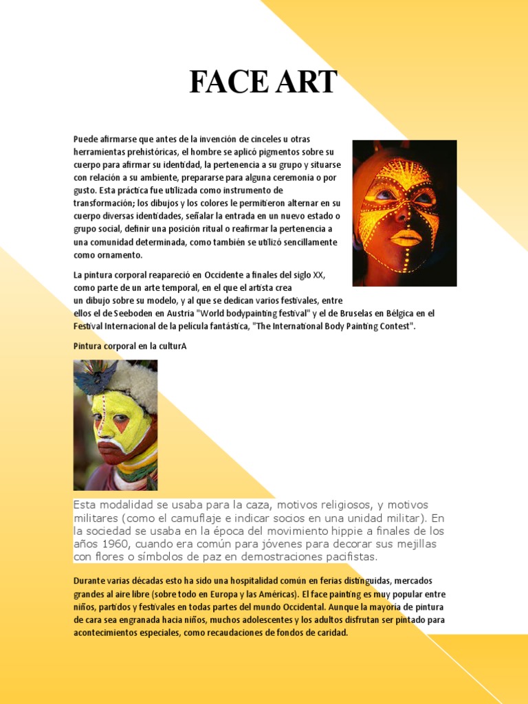Face Art | PDF | Pinturas | Artes (general), image size:768x1024