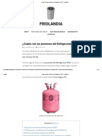 ¿Cuáles son las presiones del Refrigerante 410A_ » Friolandia