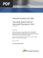 Changes To The Microsoft Dynamics NAV Style Sheet Tool Version 2.0