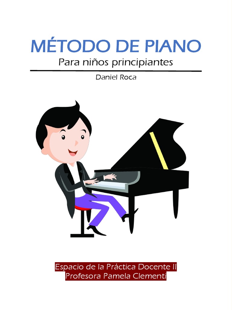 Método de Piano para Niños Principiantes | PDF | Acorde (Música) | Piano