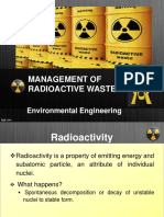 Management of Radioactive Wastes