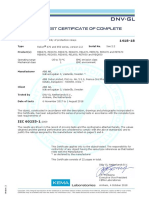 1MRG033422 A en KEMA Type Test Certificate of Complete Type Tests 670 and 650 Series Version 2.2