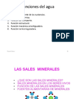 Agua y Sales Minerales