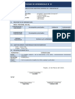 ACTIVIDAD DE APRENDIZAJE - Inicial