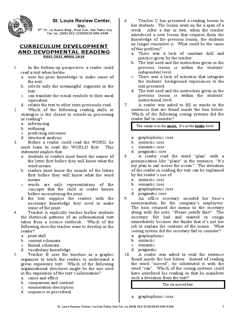 New Curriculum Development Exam Questions | PDF | Phonics | Curriculum