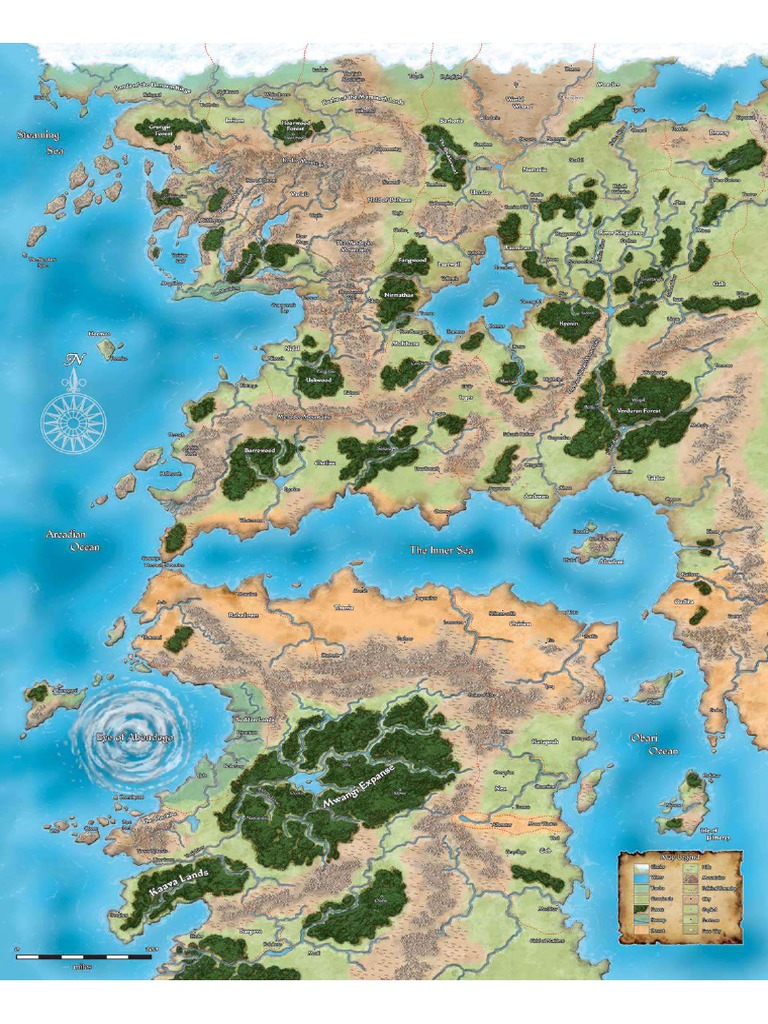 Pathfinder - (MAP) - Golarion | PDF