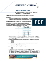 Tarea I Ejercicios Varios FPP Ventaja Absoluta y Comparativa