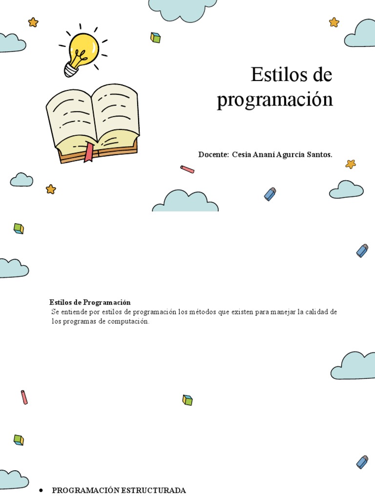 Estilos de Programación: Estructurada | PDF | Negocios | Informática