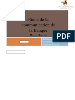 Etude de La Communication de La Banque Populaire: Ecole Nationale de Commerce Et de Gestion-Kenitra
