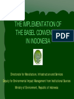 Implementation of Basel Convention in Indonesia(1)