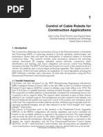 Control of Cable Robots for Construction Applications