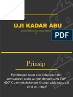 DTHT 2021 - Uji Serat Dan Abu