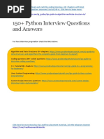 150+ Python Interview Questions