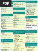 Python Cheat Sheet For Beginners