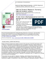 A New Minor Diketopiperazine From The Sponge-Derived Fungus Simplicillium Sp. YZ-11