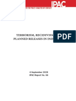Terrorism, Recidivism and Planned Releases in Indonesia: 4 September 2020 IPAC Report No. 66
