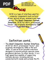 Scsi Scsi: Small Computers System Interface