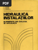 Hidraulica Instalatiilor - Elemente de Calcul Si Aplicatii