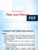 Materi 3 Risk and Return