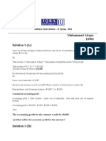 Muhammad Atique 13900 Solution 1 (A) :: Midterm Exam (Hourly - II Spring - 2021