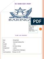 Baring Bank Case Study: Presented by