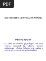 Basic Concepts in Psychiatric Nursing