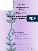 Physical Transformations of Pure Substances: Atkins / Paula