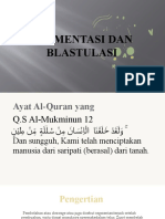 Segmentasi Dan Blastulasi