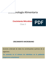 Biotecnología Alimentaria Modelo Crecimiento Microbiano