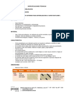 F. Técnica Indicador Quimico Externo para Esterilizacion A Vapor Sin Plomo