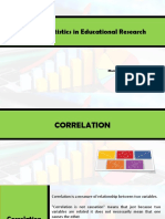 Correlation Coefficients in Educational Research