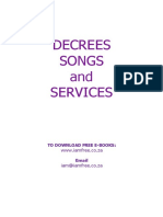 Decrees Songs and Services I+AM+FREE