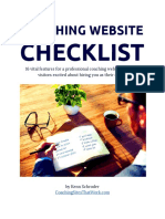 Website Checklist For Great Websites