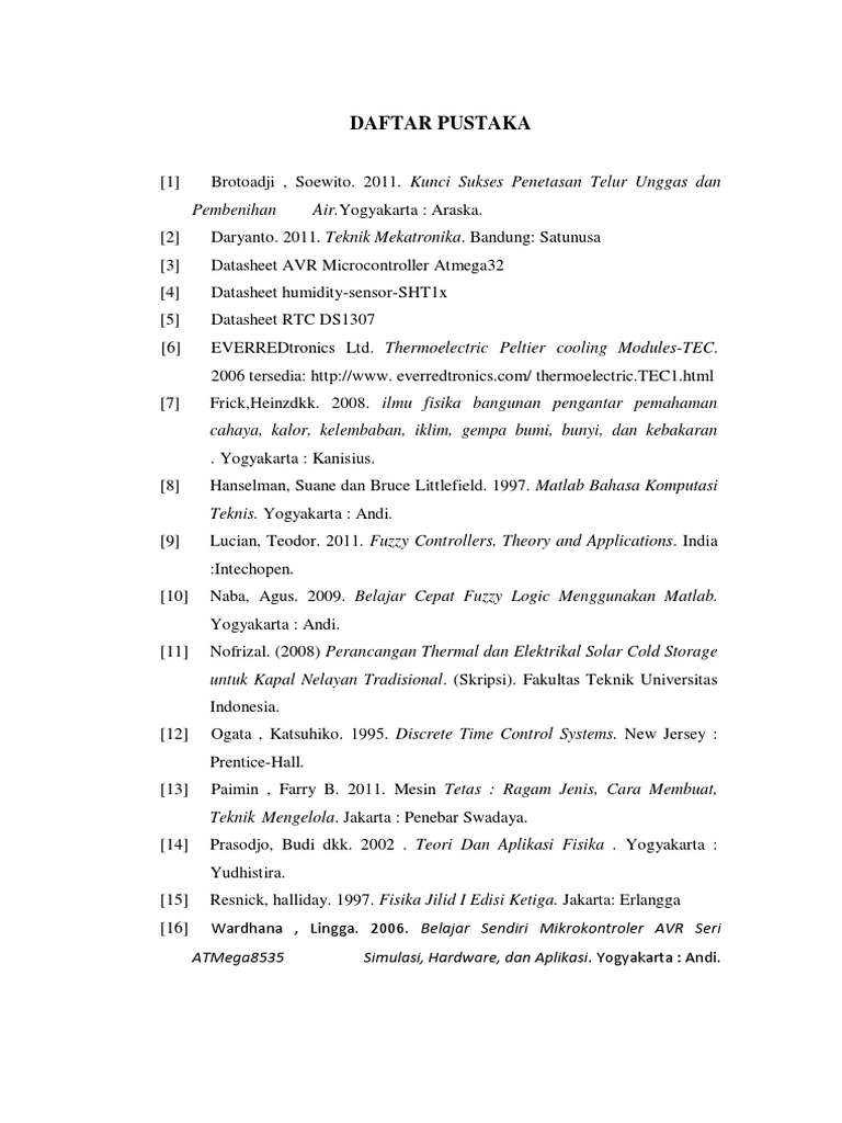 Daftar Pustaka | PDF | Sains & Matematika | Komputer