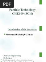 Lecture 1 Particle Technology (Introduction)