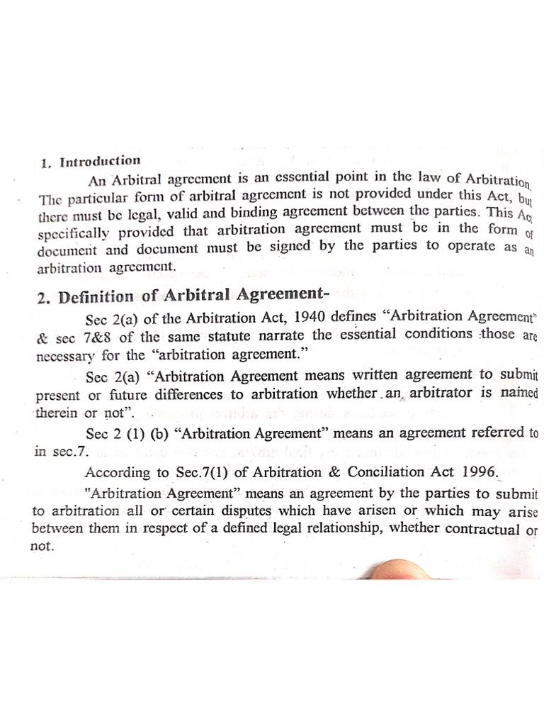 ADR Arbitration Intro | PDF
