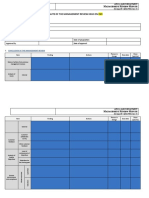 Management Review Minute