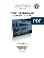 Temel Elektronik Laboratuvarı Deneyleri