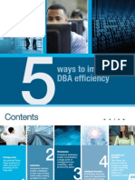 Ways To Improve DBA Efficiency