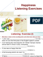 B3U3 Happiness Listening Exercise+scripts+keys
